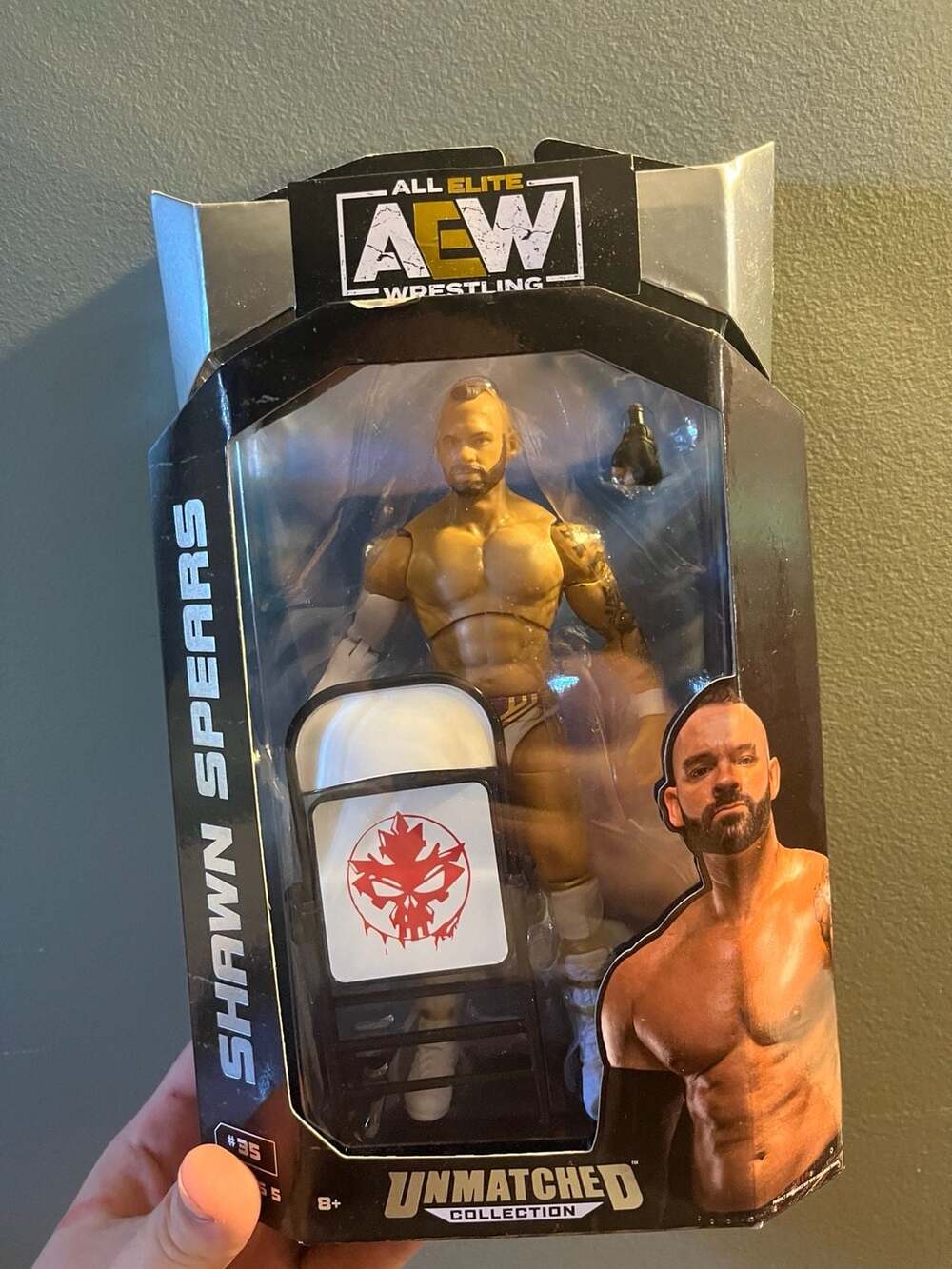 Jazwares AEW Unmatched Collection Series 5 Shawn Spears Action Figure #35